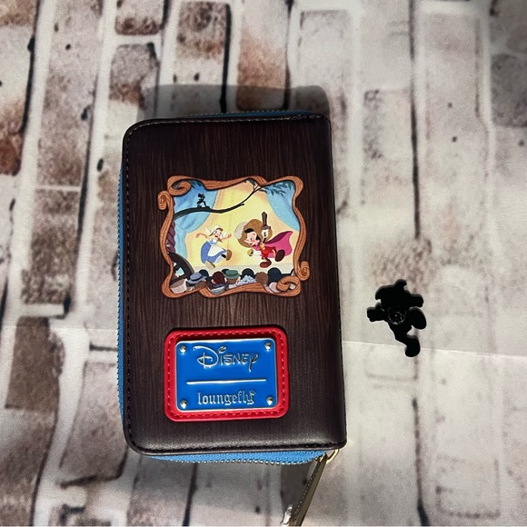 Loungefly Pinocchio Large Wallet & Pin - Picture 2 of 5
